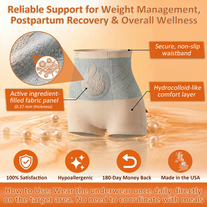 模板图版PAURAJU® 30-Min All-in-One Micro-Particle Fat-Burning Shorts✅Ignites deep microcirculation to melt fat, flush toxins, and reverse metabolic aging. 英国